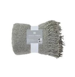 HD Designs® Rolled Boucle Throw Blanket - Green