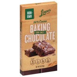 Lowes Foods Semi-Sweet Chocolate Baking Bar - 4 oz