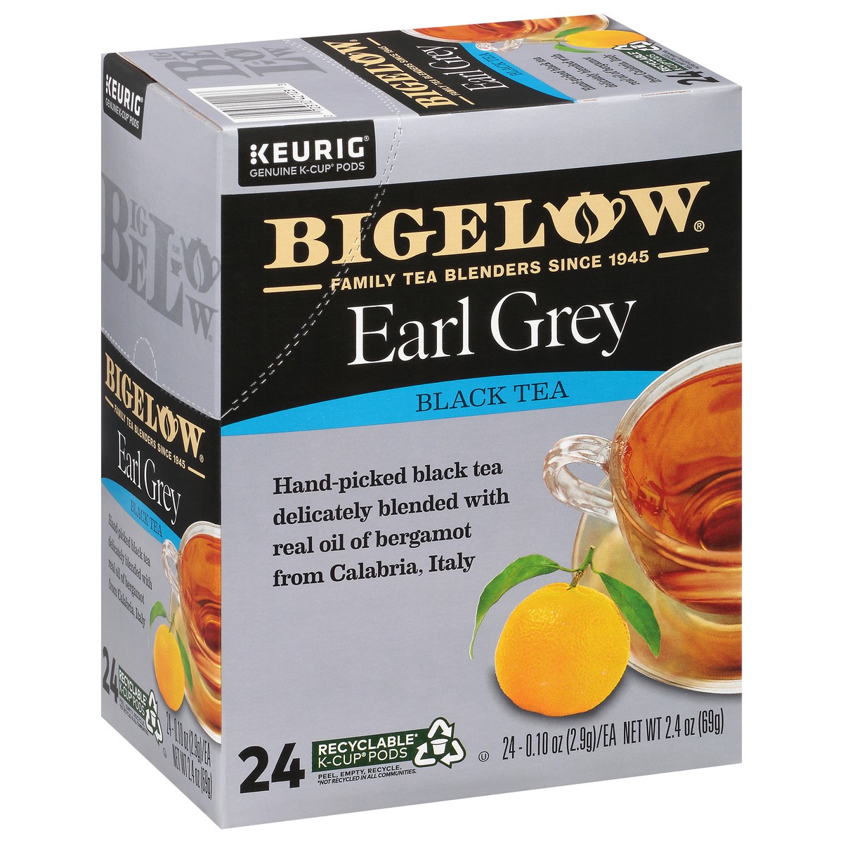 slide 5 of 9, Bigelow K-Cup Pods Earl Grey Black Tea Pods - 24 ct, 24 ct