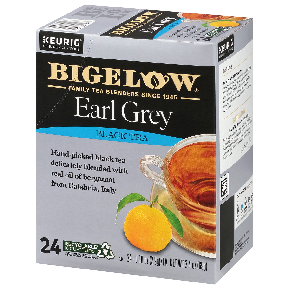 slide 4 of 9, Bigelow K-Cup Pods Earl Grey Black Tea Pods - 24 ct, 24 ct