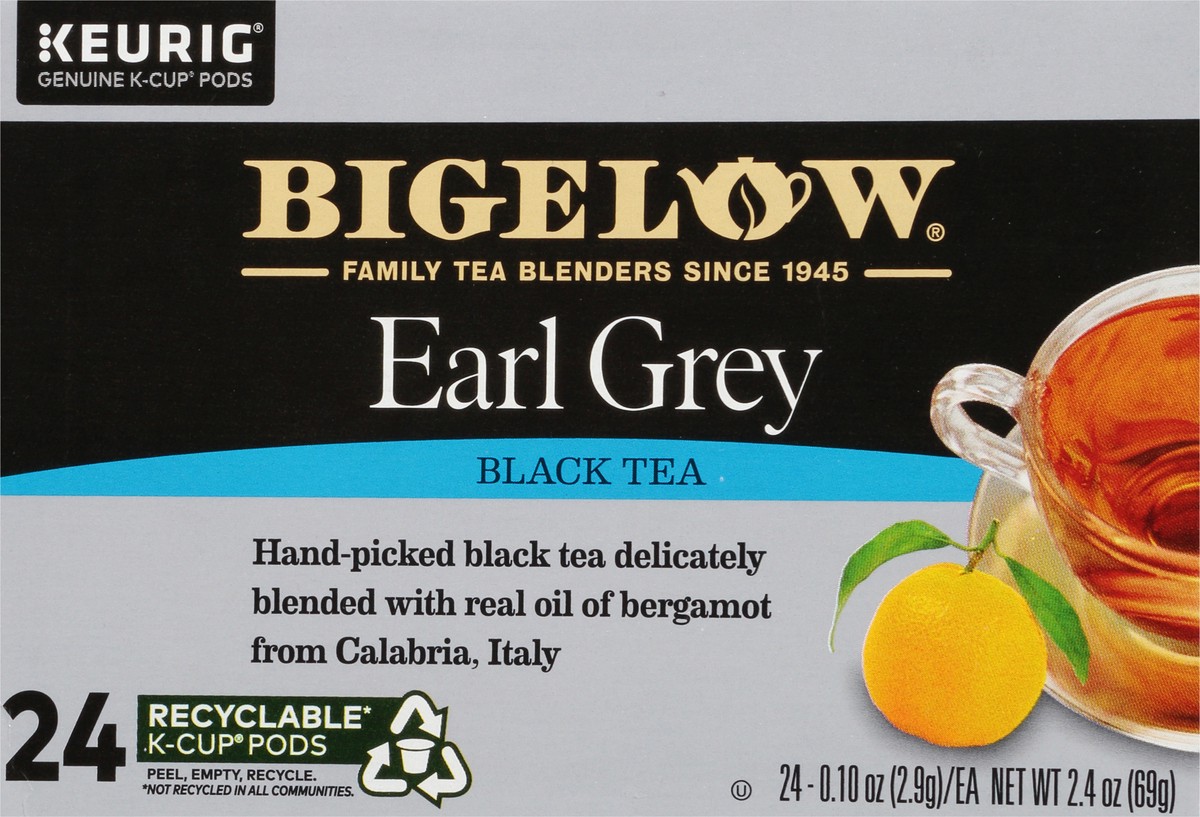 slide 3 of 9, Bigelow K-Cup Pods Earl Grey Black Tea Pods - 24 ct, 24 ct