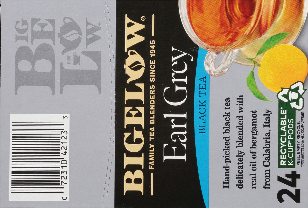 slide 2 of 9, Bigelow K-Cup Pods Earl Grey Black Tea Pods - 24 ct, 24 ct