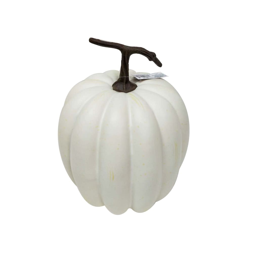 slide 1 of 1, Holiday Home Foam Pumpkin - Ivory, 7 in