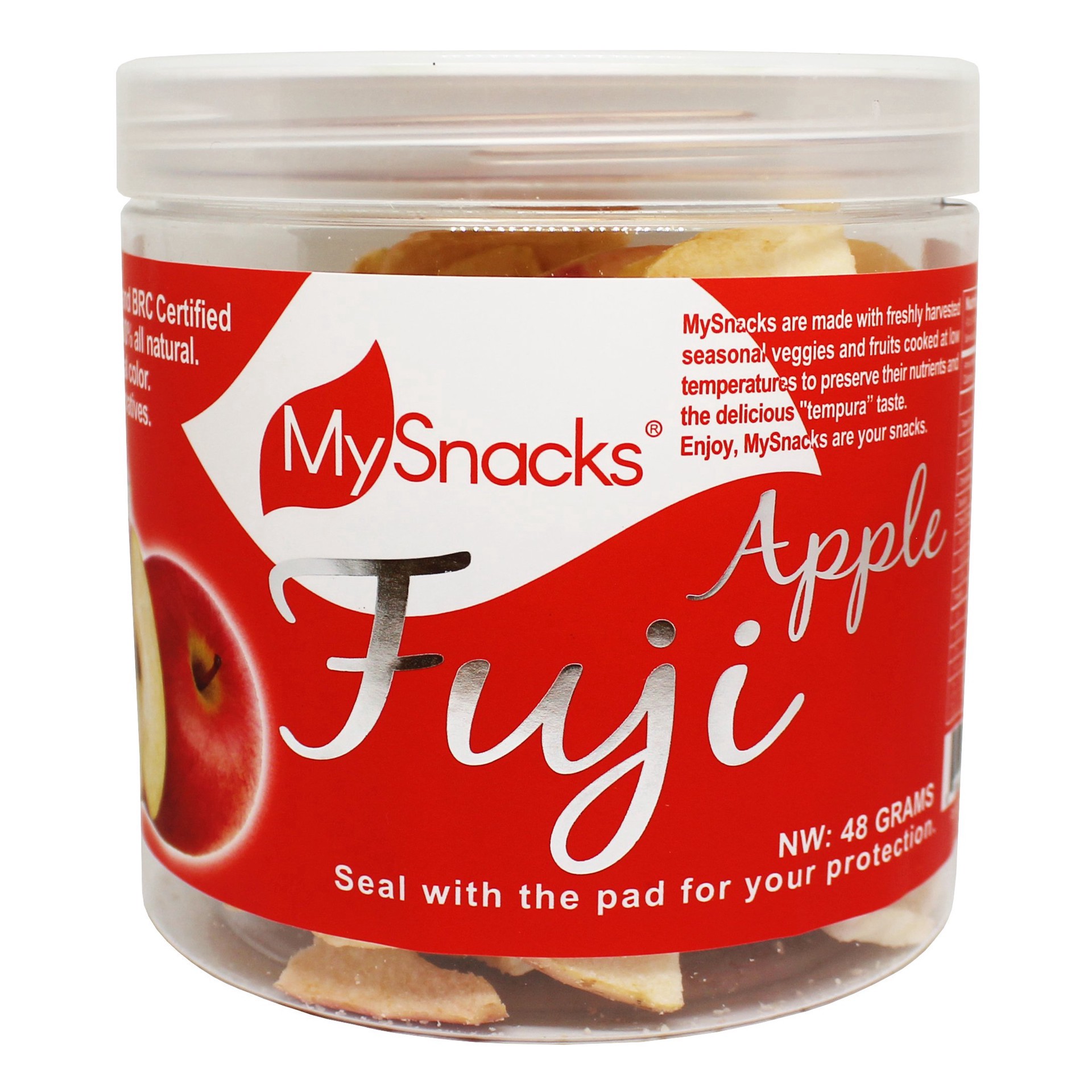 slide 1 of 1, MySnacks Fuji Apple, 48 gram