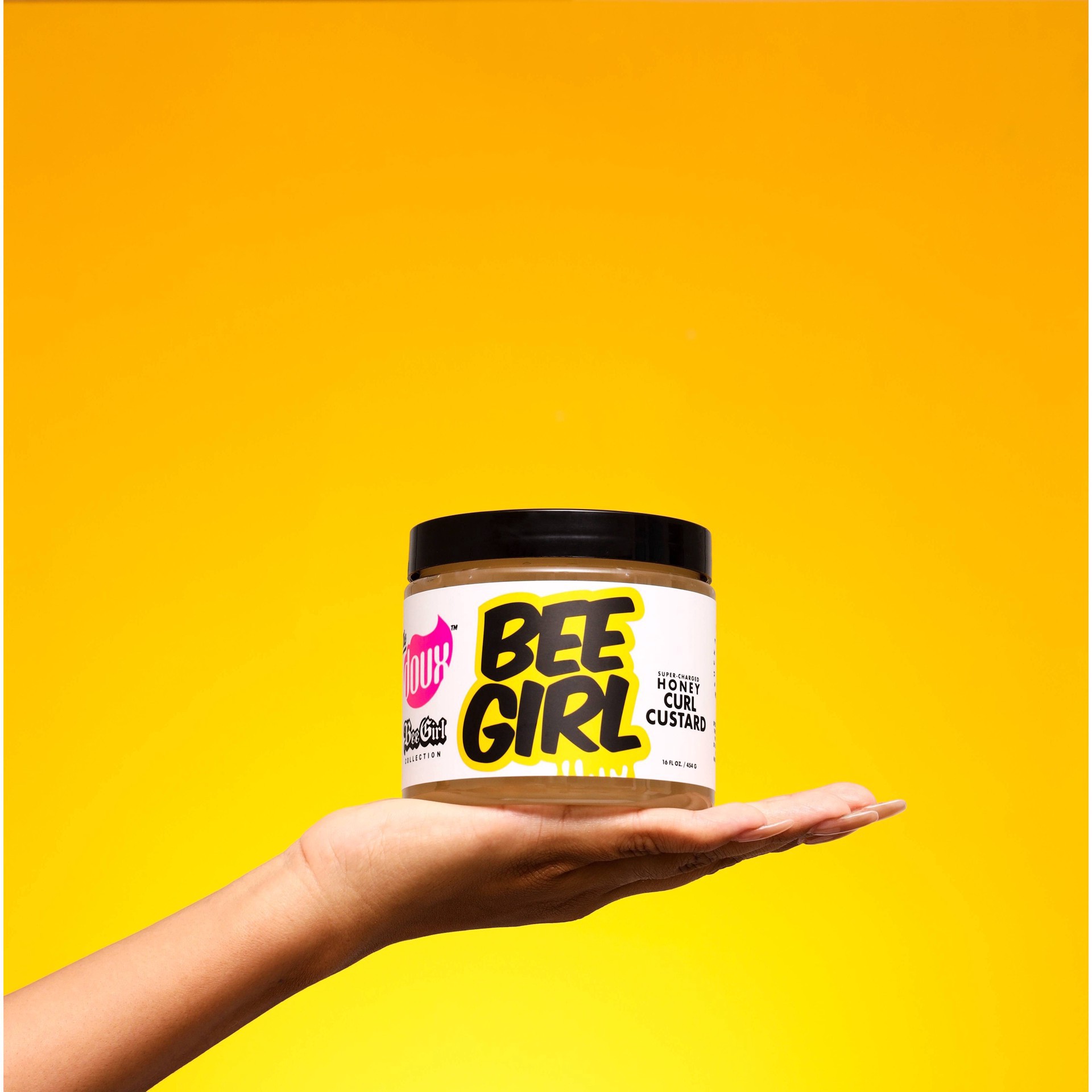 slide 4 of 4, The Doux Bee Girl Super-Charged Honey Curl Custard 16 fl oz, 16 fl oz