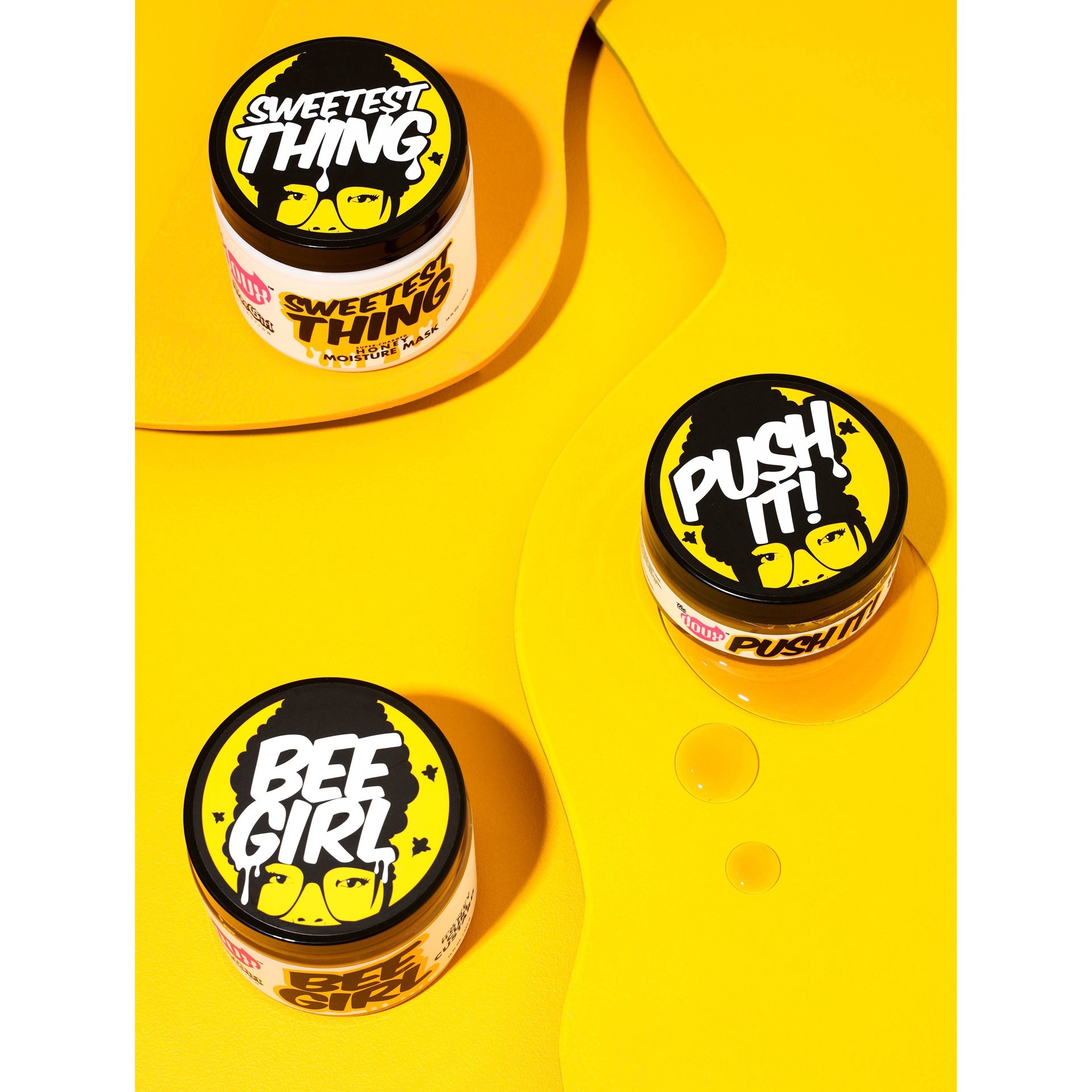 slide 2 of 4, The Doux Bee Girl Super-Charged Honey Curl Custard 16 fl oz, 16 fl oz