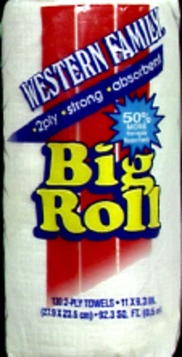 slide 1 of 1, Western Family Towels Big Roll Value, 1 ct