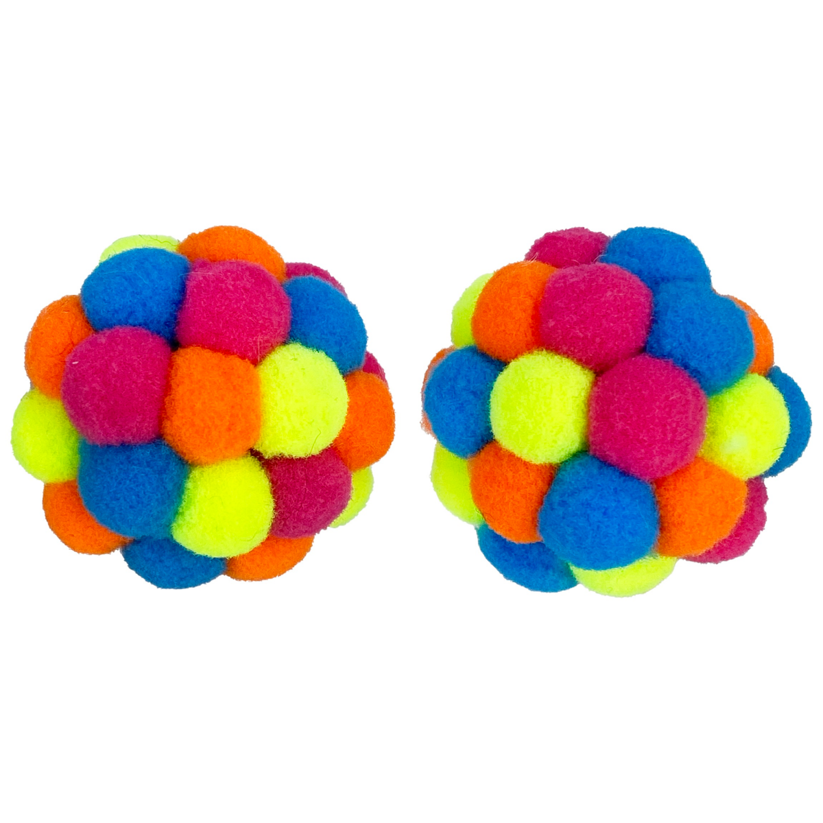 slide 1 of 1, Meijer Pom Pom Ball Cat Toy, 1 ct