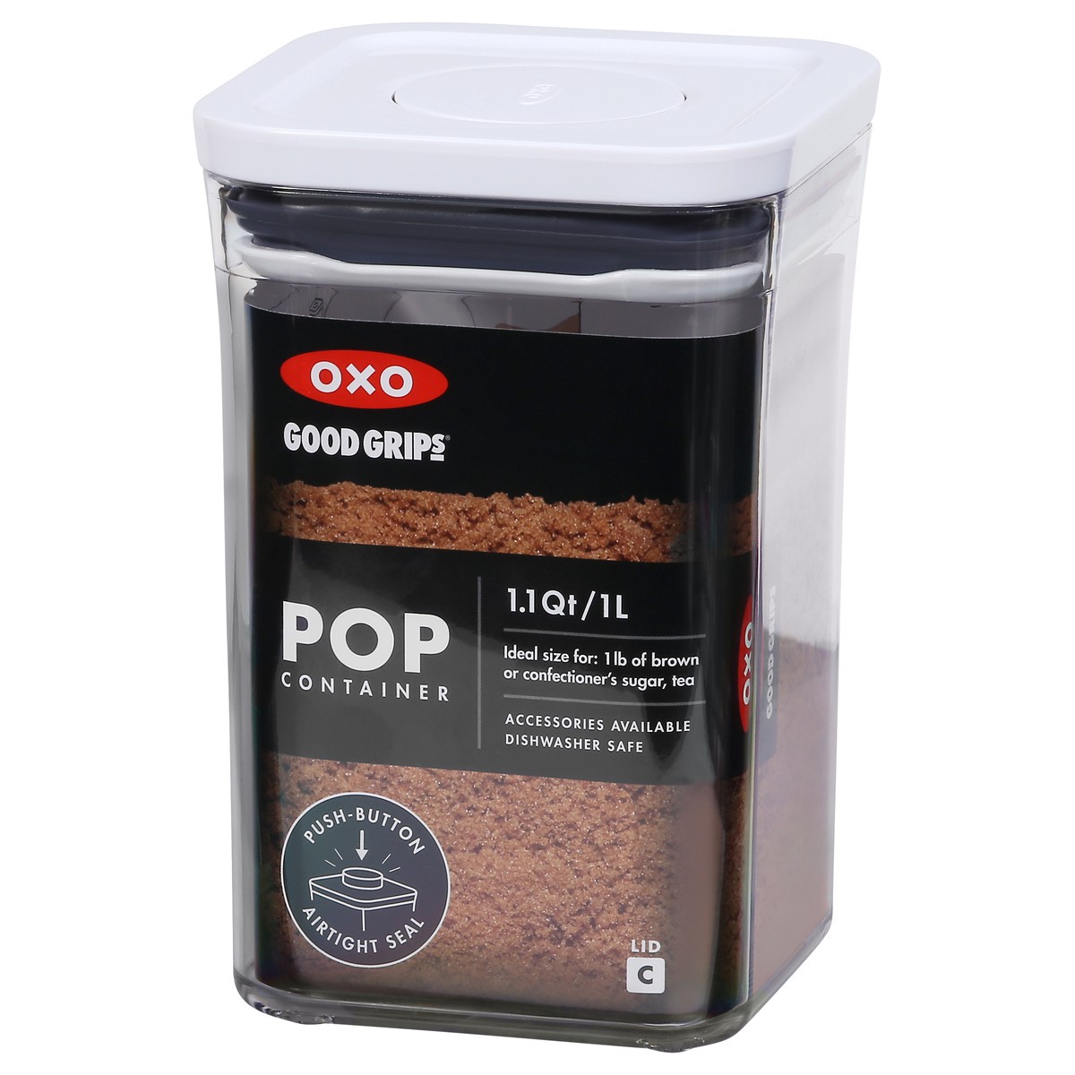 slide 5 of 9, Oxo Good Grips Pop Square Container, 1 ct