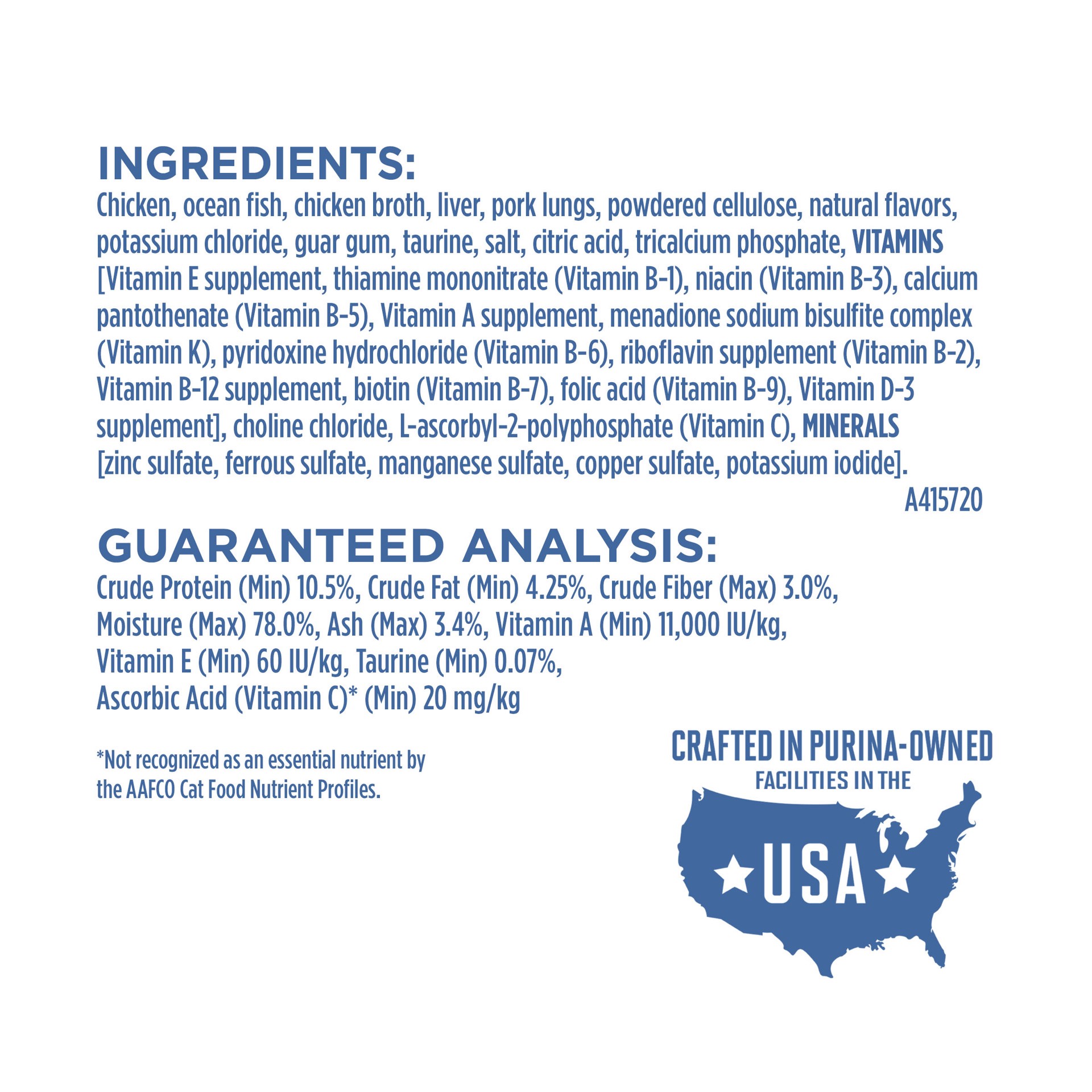 slide 2 of 8, ONE Purina ONE Grain Free, Natural Senior Pate Wet Cat Food, Vibrant Maturity 7+ Chicken & Ocean Whitefish Recipe, 3 oz