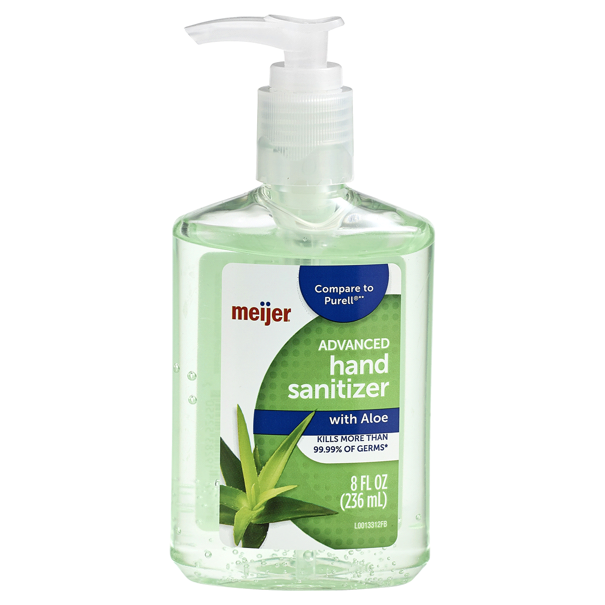 slide 1 of 5, Meijer Hand Sanitizer with Aloe, 8 oz