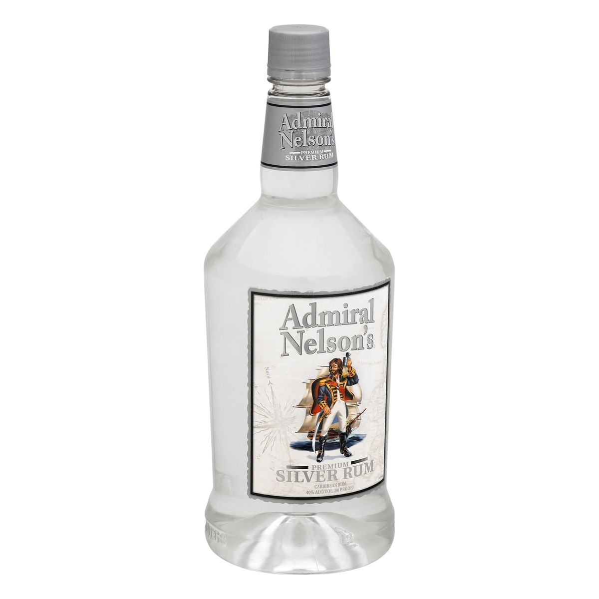 slide 7 of 9, Admiral Nelson's Silver Rum, 1.75 liter