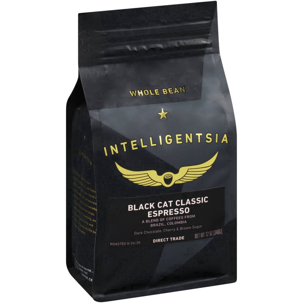 slide 13 of 23, Intelligentsia Direct Trade Black Cat Classic Espresso Roast Dark Roast Whole Bean Coffee -12oz, 12 oz