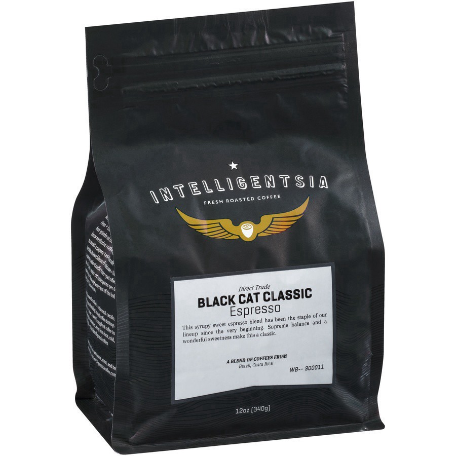 slide 14 of 23, Intelligentsia Direct Trade Black Cat Classic Espresso Roast Dark Roast Whole Bean Coffee -12oz, 12 oz