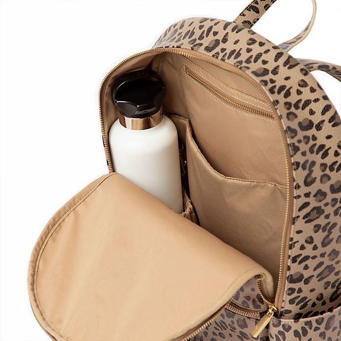 slide 3 of 3, Freshly Picked Classic City Diaper Backpack - Leopard, 1 ct
