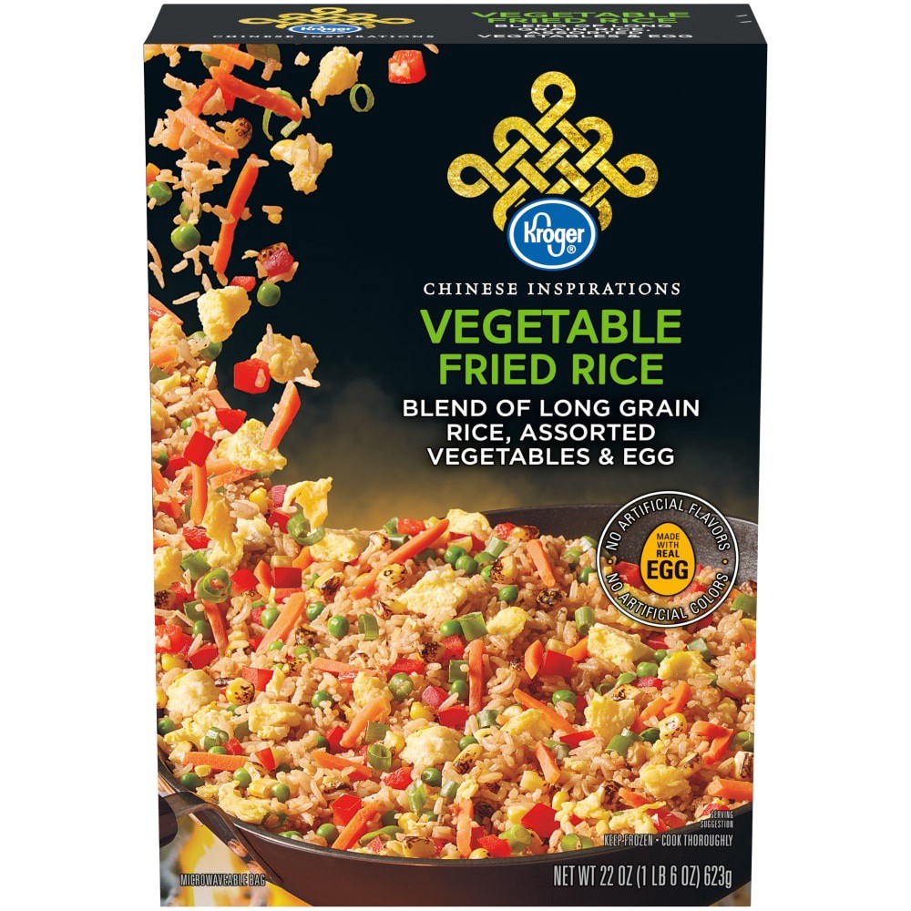 slide 1 of 5, Kroger Chinese Inspirations Vegetable Fried Rice, 22 oz