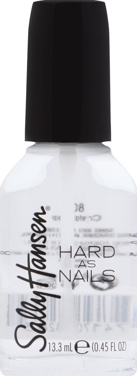 slide 1 of 7, Sally Hansen Hard as Nails Color Nail Polish Lacquer Crystal Clear - 13.3 ml / 0.45 fl oz, 13.3 ml