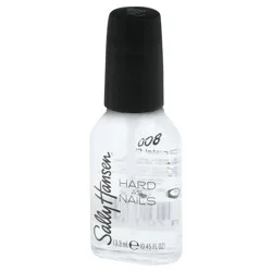 Sally Hansen Hard as Nails Color Nail Polish Lacquer Crystal Clear - 13.3 ml / 0.45 fl oz