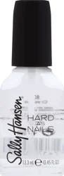 Sally Hansen Hard as Nails Color Nail Polish Lacquer Crystal Clear 800 - 13.3 ml / 0.45 fl oz