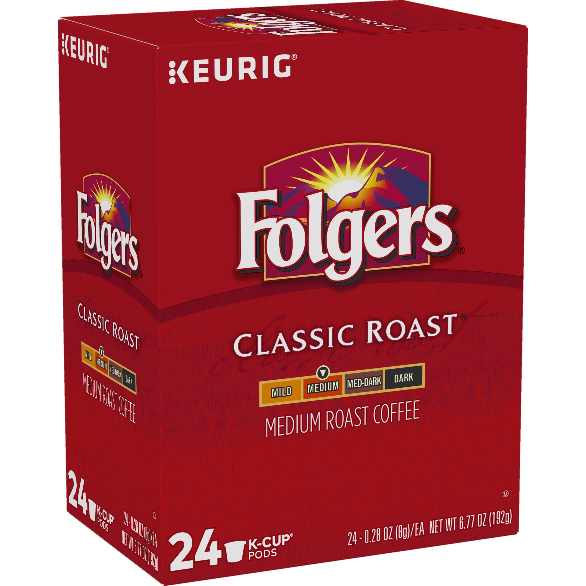 slide 2 of 4, Folgers K Cup Classic, 24 ct