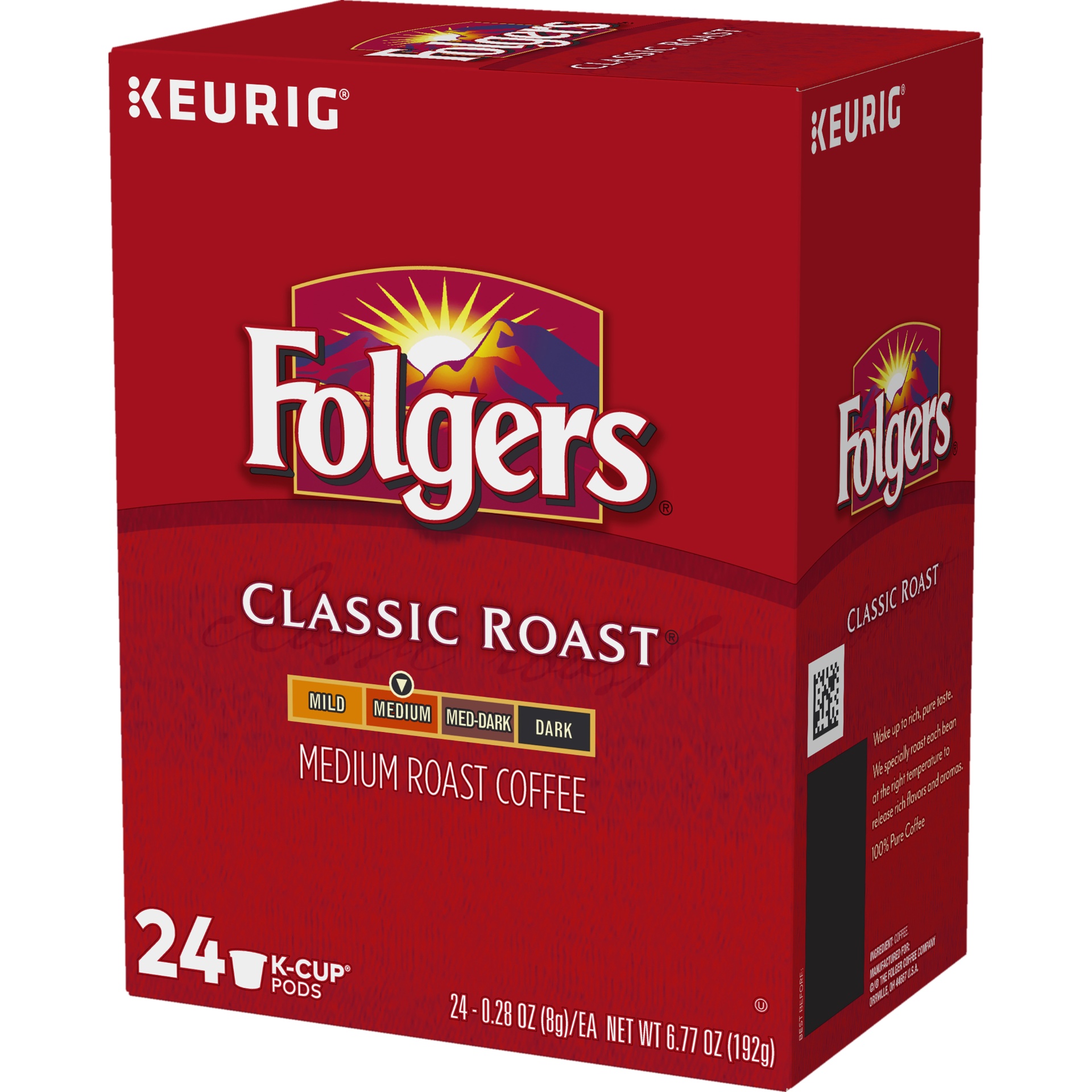 slide 3 of 4, Folgers K Cup Classic, 24 ct