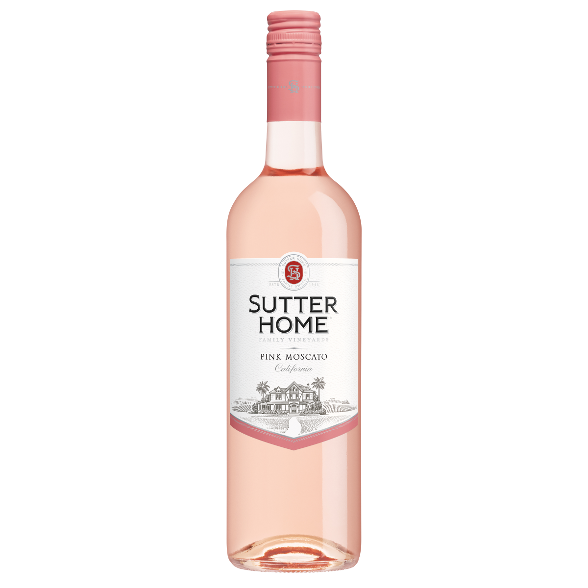 slide 1 of 29, Sutter Home Pink Moscato Bottle, 750 ml