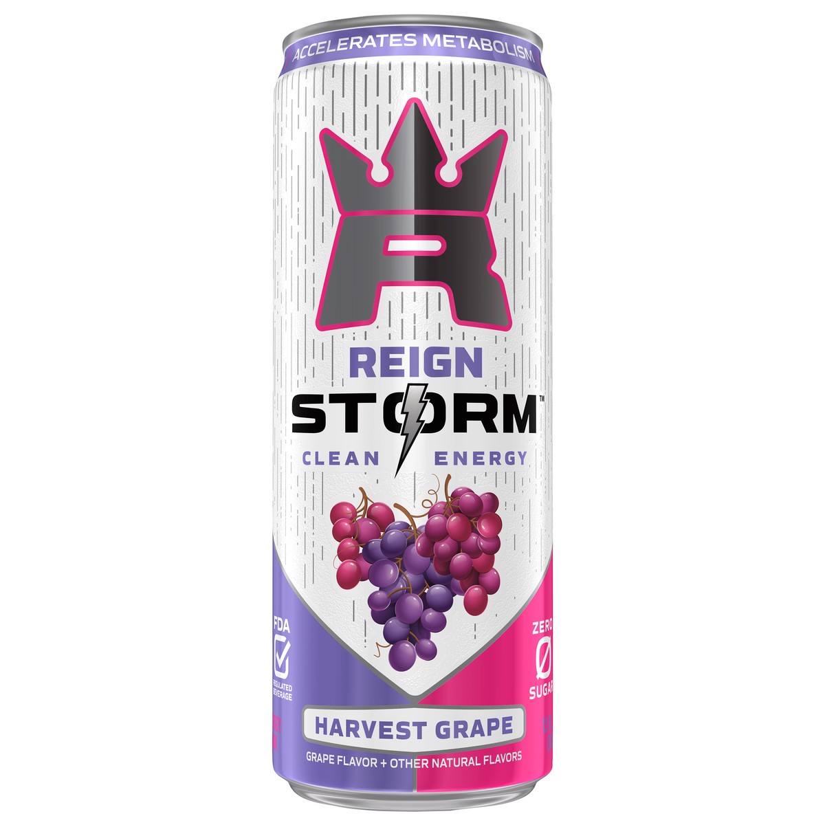 slide 1 of 15, Reign Storm Harvest Grape Energy Drink - 12 fl oz, 12 fl oz