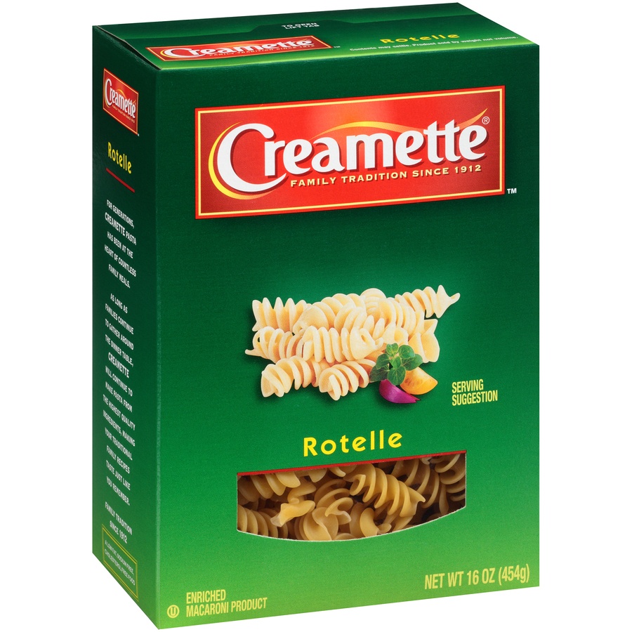 slide 2 of 8, Creamette Rotelle Pasta, 16 oz