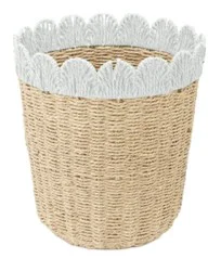 HD Designs Scallop Basket Large - White