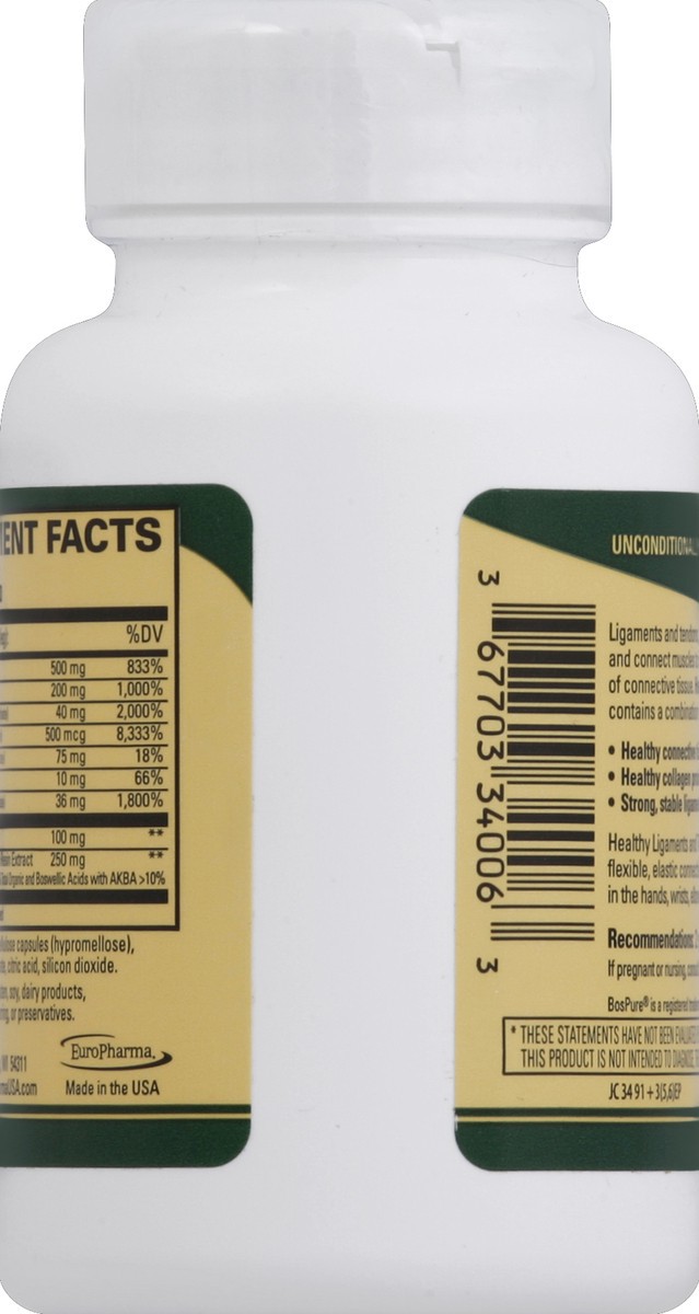 slide 2 of 3, Terry Naturally Healthy Ligaments & Tendons, 60 cups