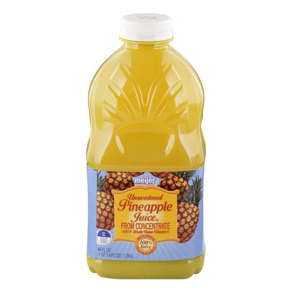 slide 1 of 2, Meijer Pineapple Juice, 46 fl oz