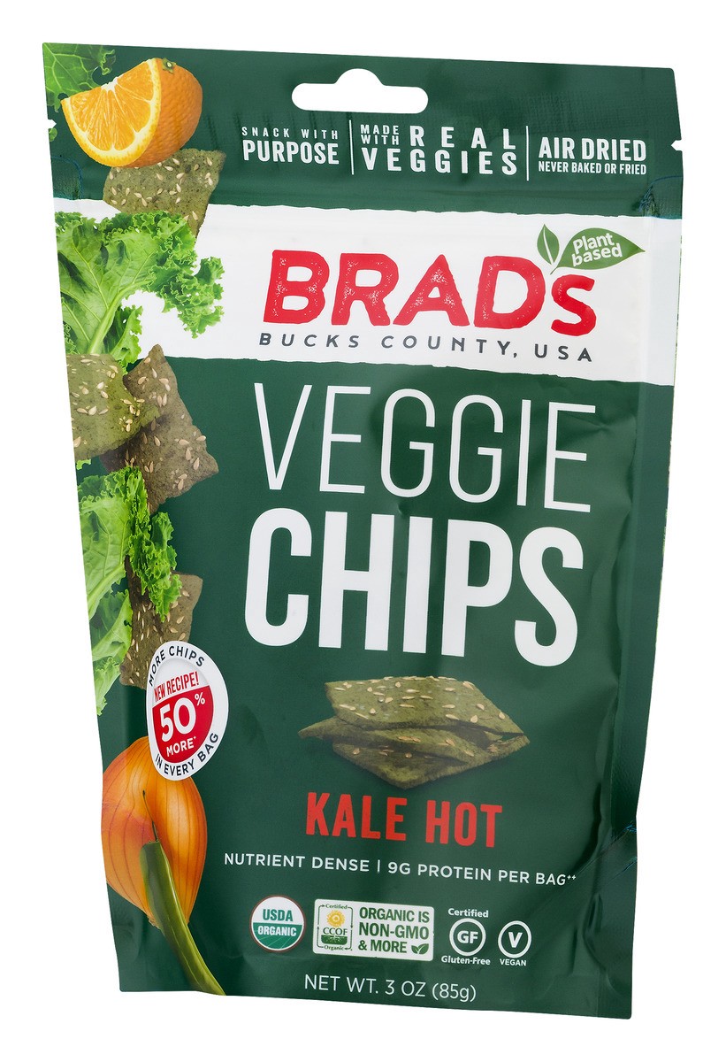 slide 4 of 11, Brad's Kale Chips Hot, 3 oz