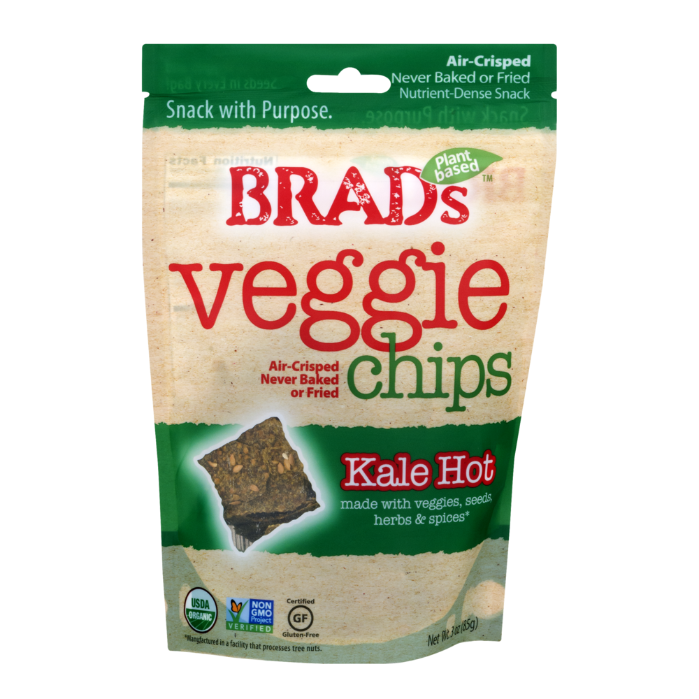 slide 1 of 1, Brad's Kale Chips Hot, 3 oz