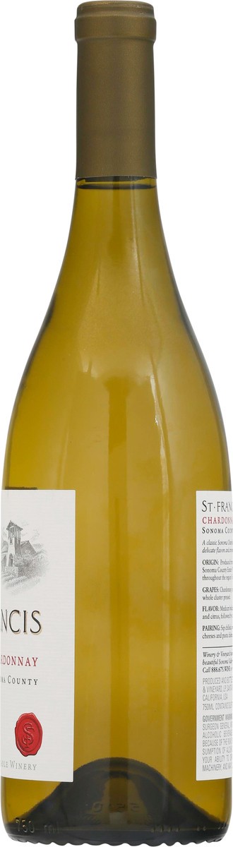 slide 6 of 9, St. Francis Sonoma County Chardonnay 750 ml, 750 ml