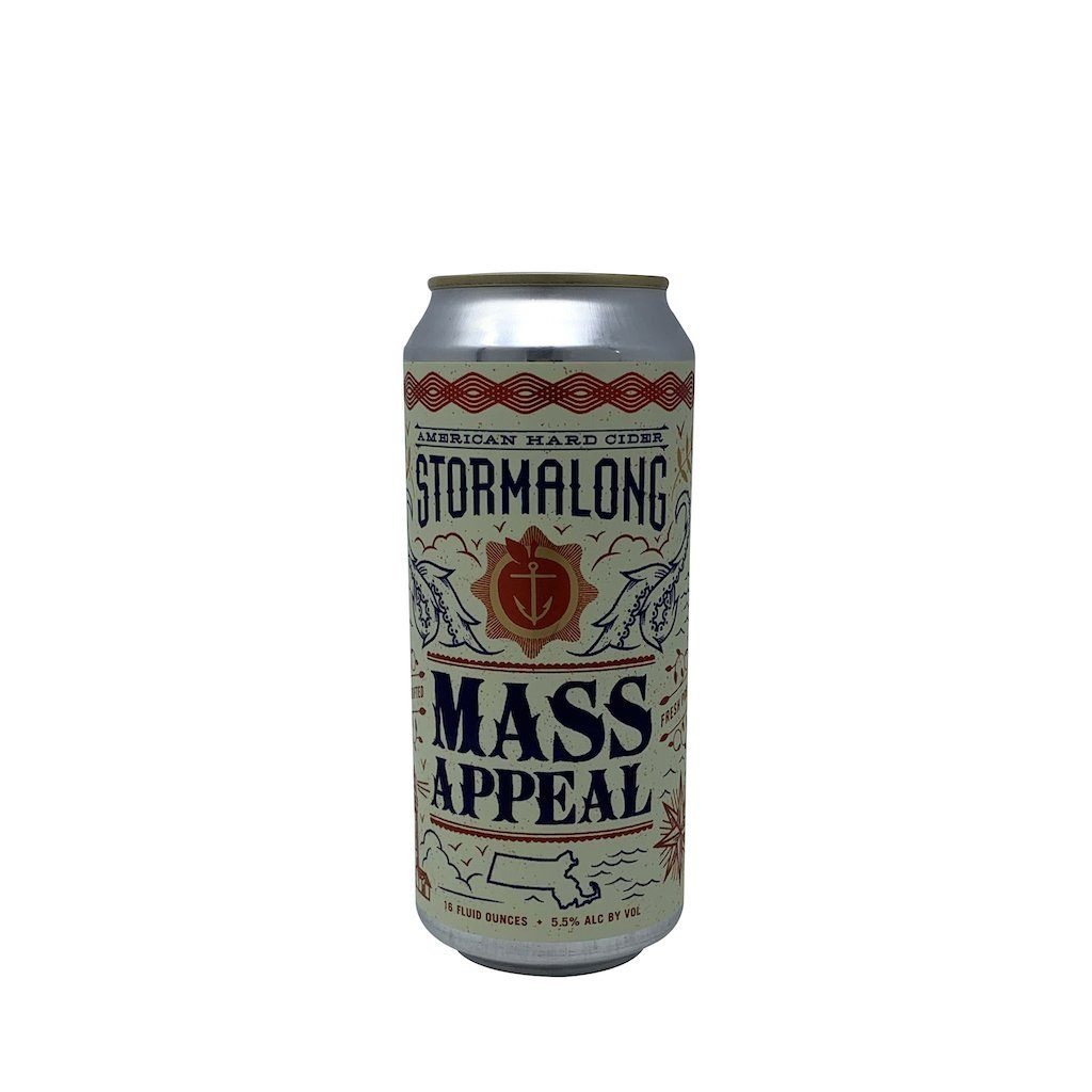 slide 1 of 1, Stormalong Cider Mass Appeal, Single, 16 fl oz