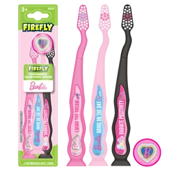 Firefly 3 pk Barbie Toothbrush
