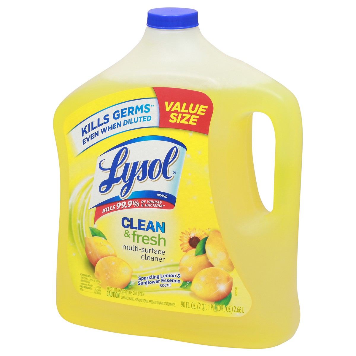 slide 6 of 9, Lysol Apc Lem Sunflw, 90 oz