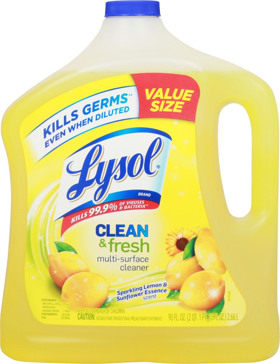 slide 7 of 9, Lysol Apc Lem Sunflw, 90 oz