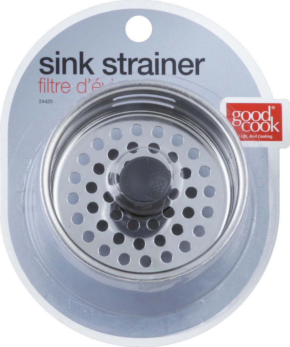 slide 3 of 3, Good Cook Stainless Steel Sink Strainer, 1 ct