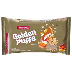 Malt-O-Meal Golden Puffs Breakfast Cereal, Puffed Wheat Cereal, 32 OZ Bag