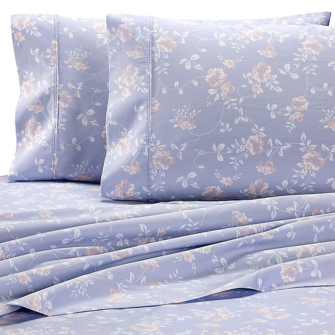 slide 1 of 1, Wamsutta PimaCott Vine Floral 625-Thread-Count King Pillowcase Set - Silver, 1 ct