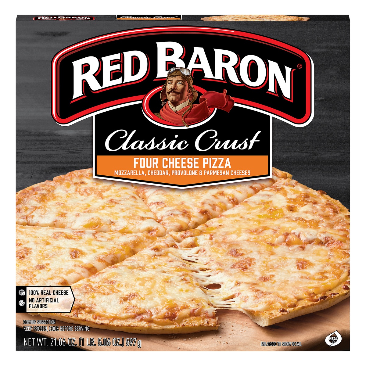 slide 11 of 11, Red Baron Classic Crust Four Cheese Pizza, 20.66 oz