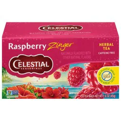 Celestial Seasonings Tea - Raspberry Zinger Herb- 20 ct; 0.075 oz