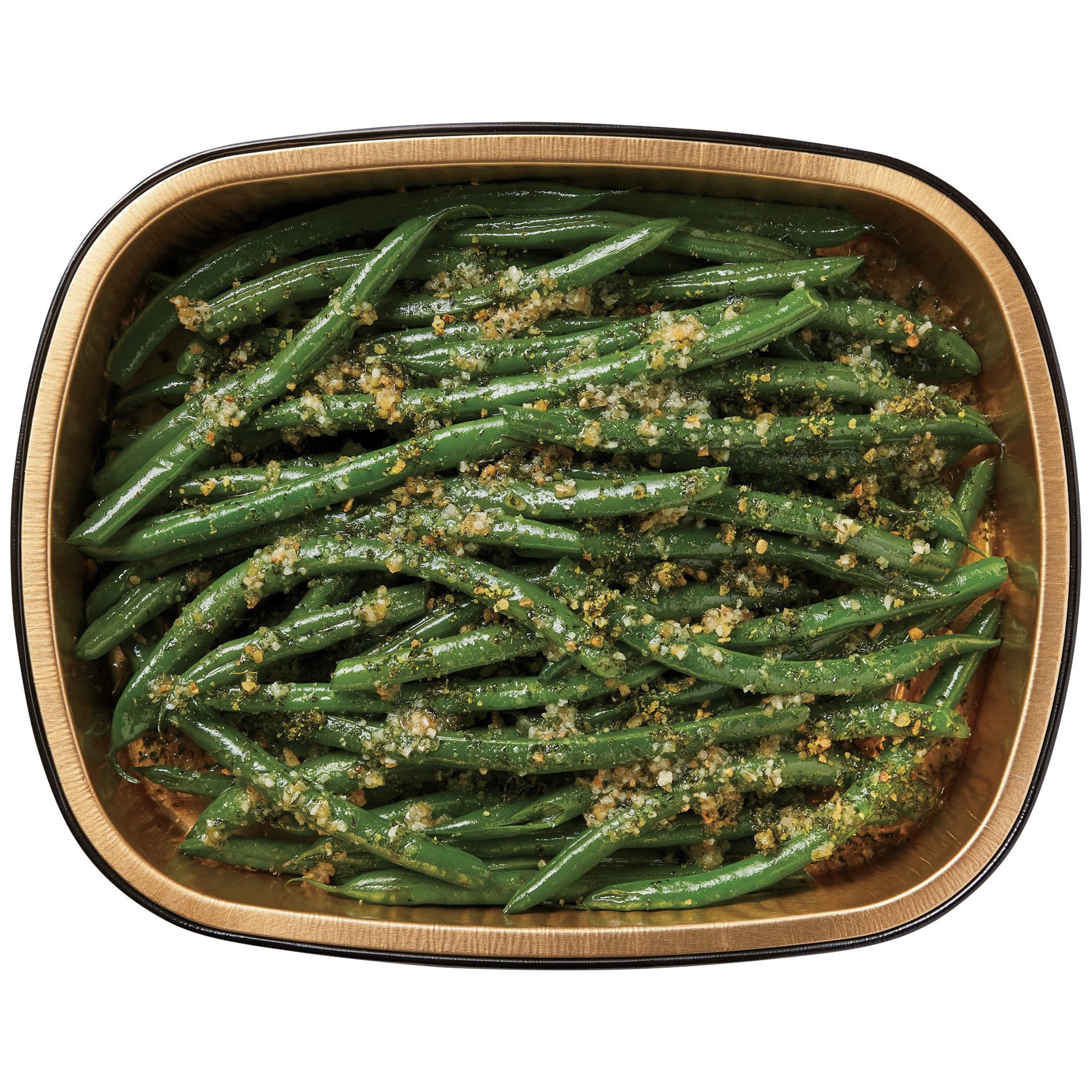 slide 1 of 1, H-E-B Meal Simple Family Size Garlic Parmesan Green Beans, 16 oz