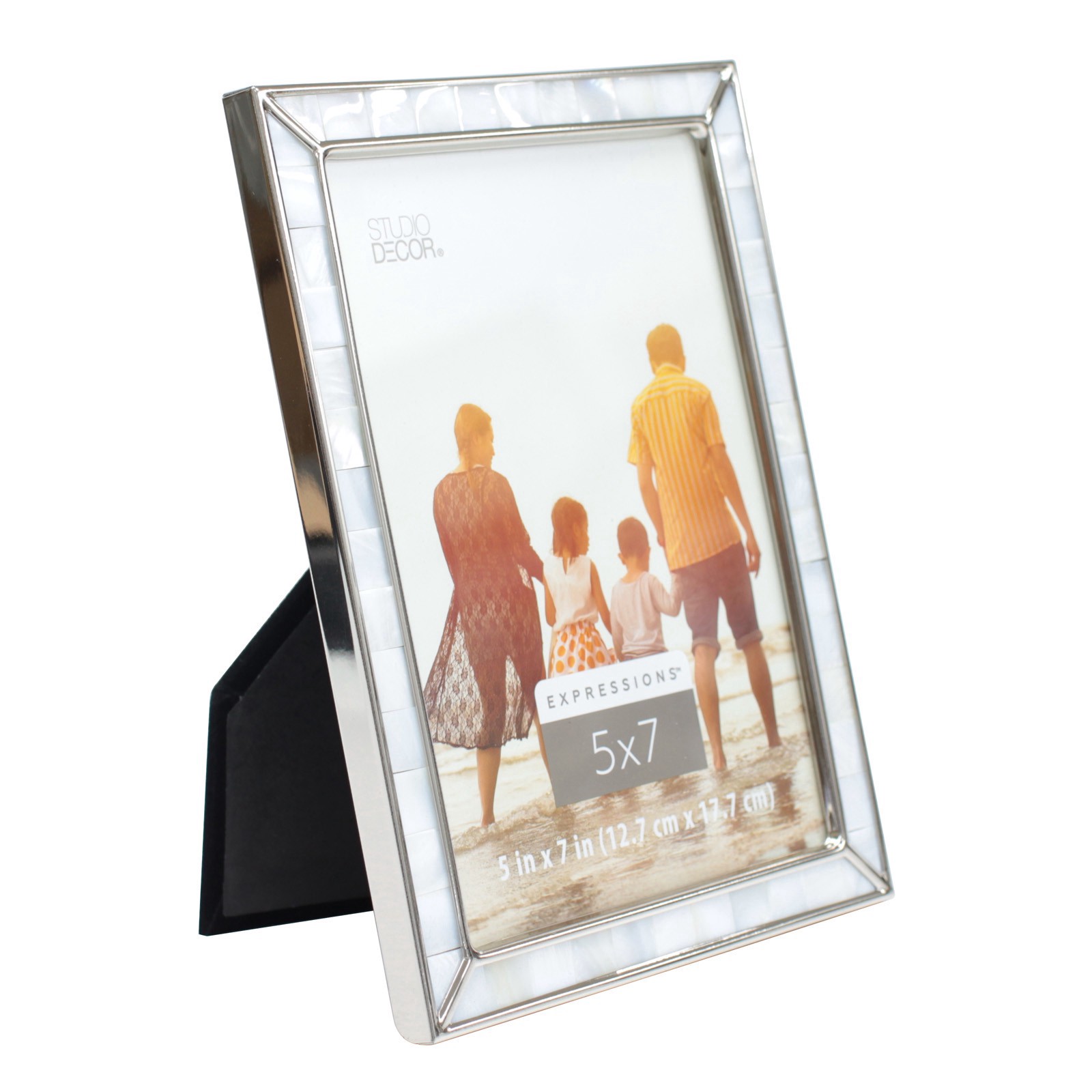 slide 2 of 6, Expressions 5" X 7" Silver & Pearl Frame By Studio Decor, 5 in x 7 in