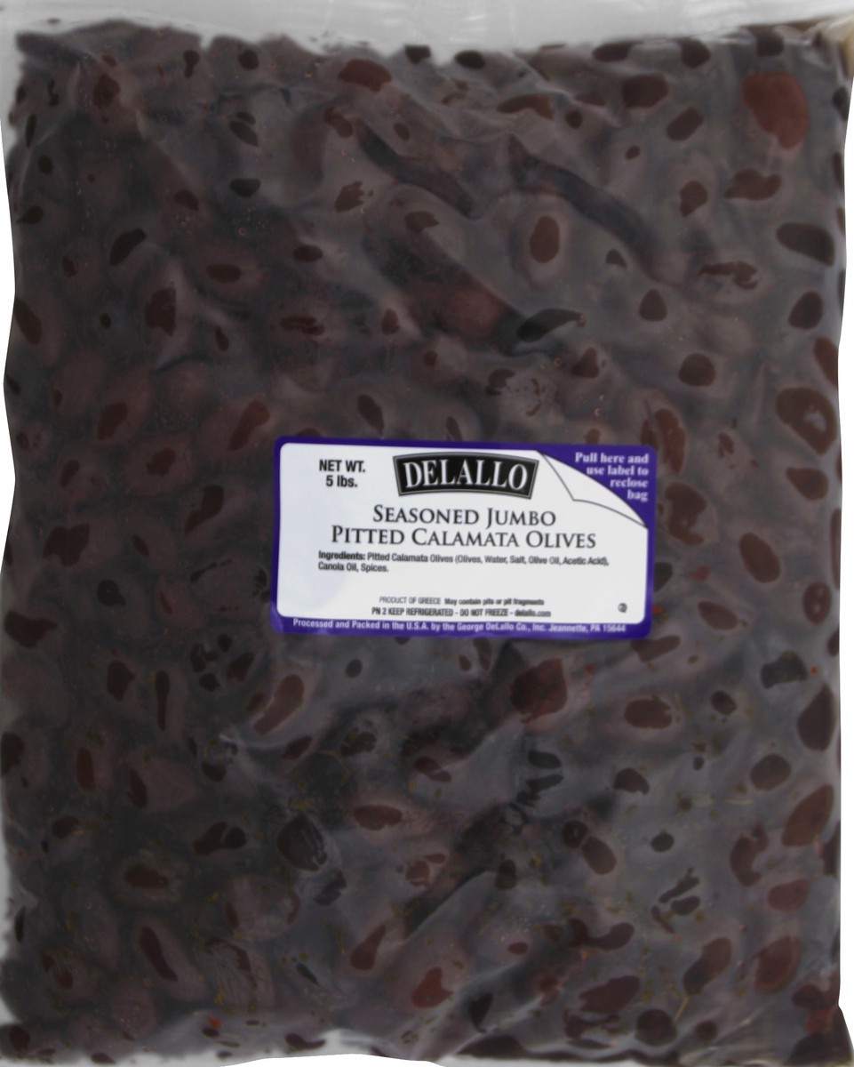 slide 1 of 5, DeLallo Olives Calamata Xl S, 1 lb
