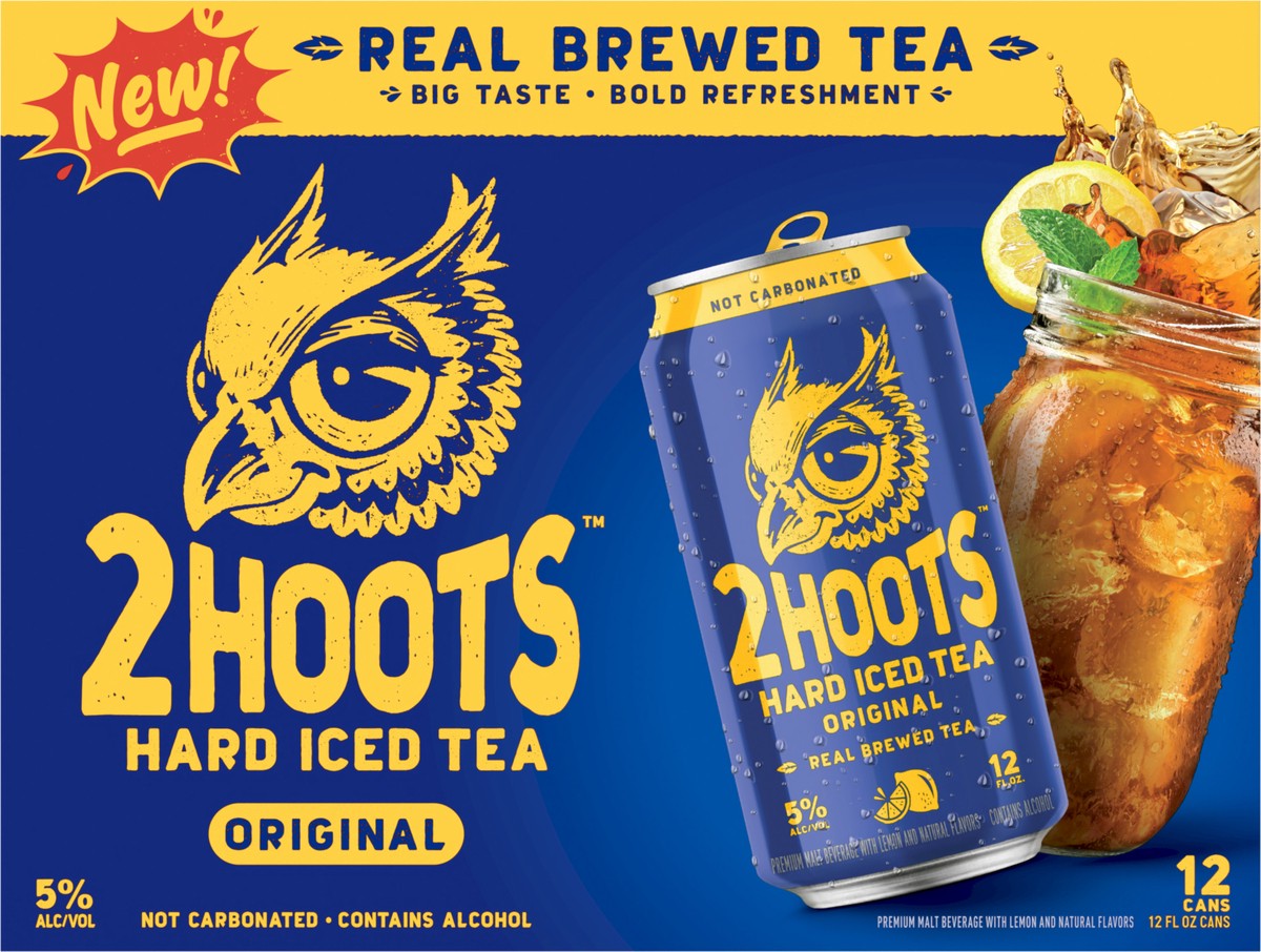 slide 7 of 8, 2 Hoots Hard Iced Tea 12 Pack, 12 ct