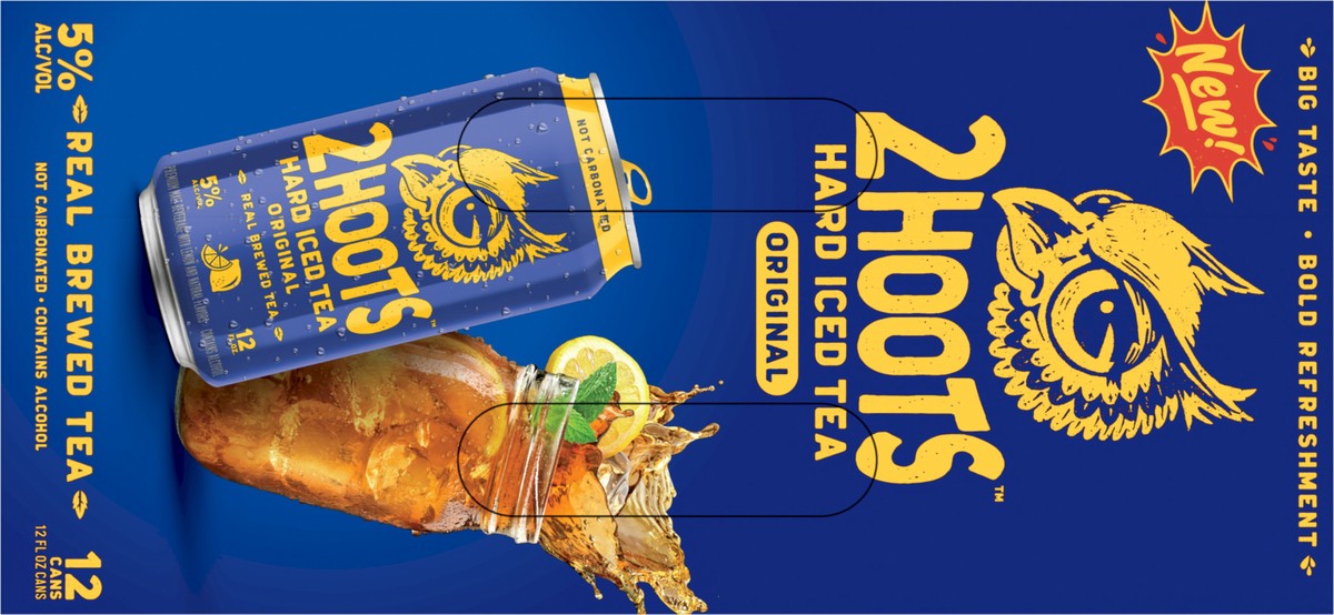 slide 4 of 8, 2 Hoots Hard Iced Tea 12 Pack, 12 ct