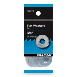 Hillman Flat Washers Coarse Thread 3/8