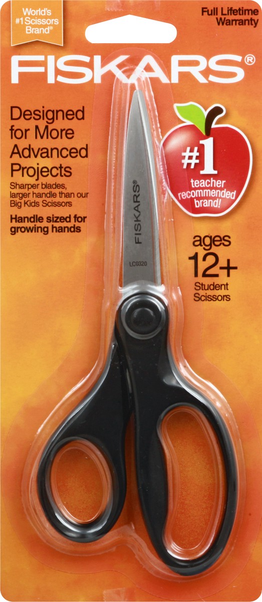 slide 1 of 9, Fiskars 7" Student Scissors, 7 in